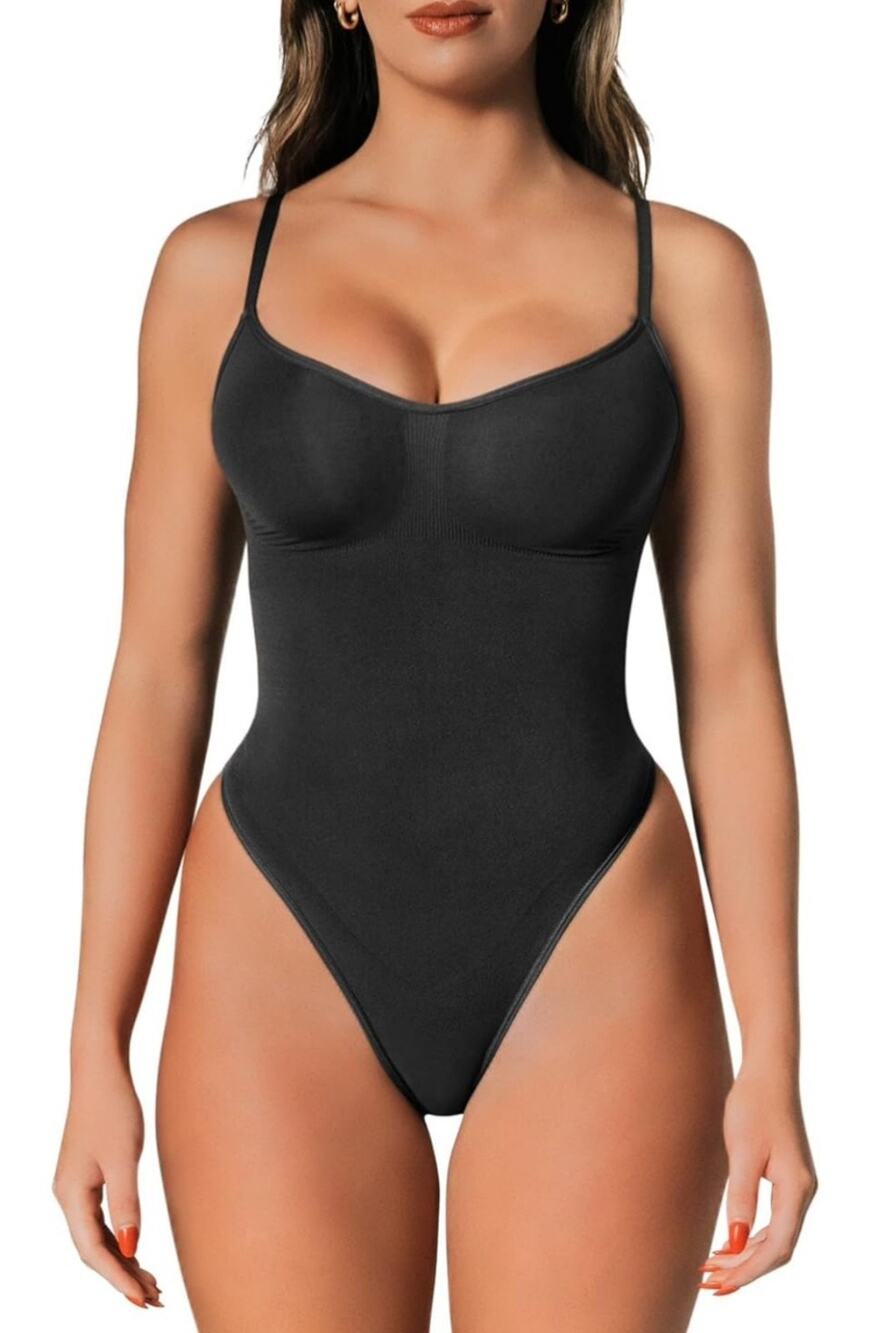 Womens Shapewear Tummy Control Bodysuit Sculpting Shaper Snatched Waist L/XL